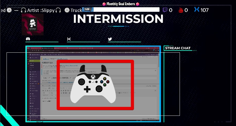 Obs 配信画面にゲームパッドのボタン入力 コントローラー を表示させる方法 Akamaruserver